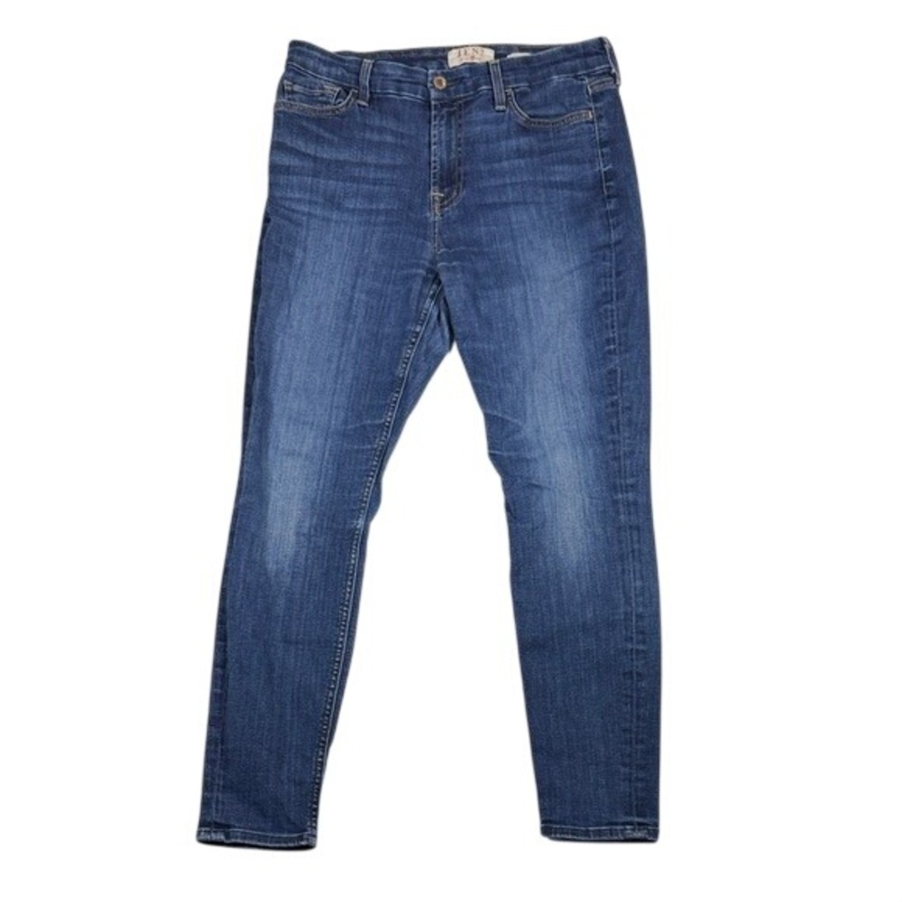 Jen7 by 7 For All Mankind Women Legging Ankle Skinny Jeans Blue Size 6 High Rise